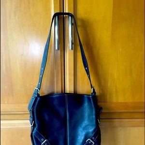 Tignanello black leather purse